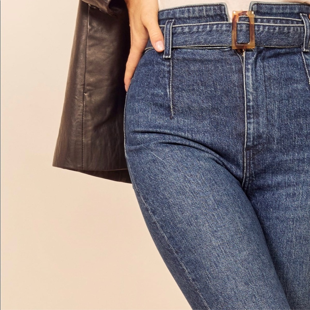 🌟 NWT Reformation ultra high waisted denim jeans
